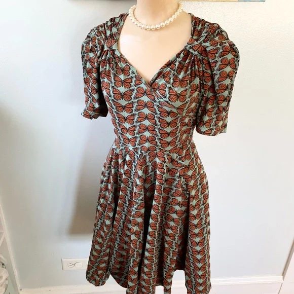 Effie’s Heart Memories Dress in Monarch Print L - Picture 2 of 13